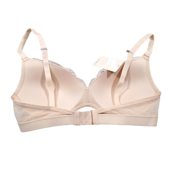 Lively The No-Wire Push Up Bra Toasted Almond Size 36C Wireless Wirefree - Picture 2 of 6